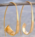 Gypsy Spiral Curved Ear Ring Ladies