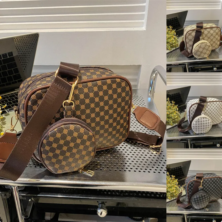 Vintage Pattern Crossbody Bag