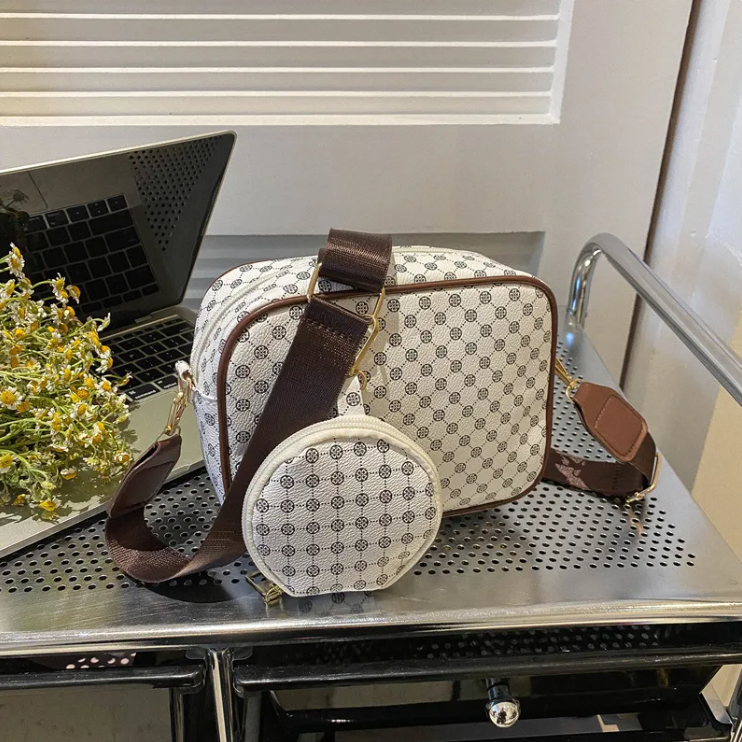 Vintage Pattern Crossbody Bag