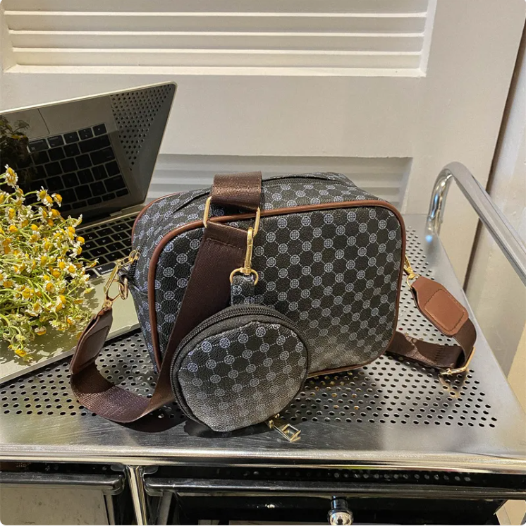 Vintage Pattern Crossbody Bag